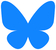 bluesky icon butterfly